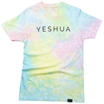 "YESHUA" - Multi Color Tie-Dye Tee