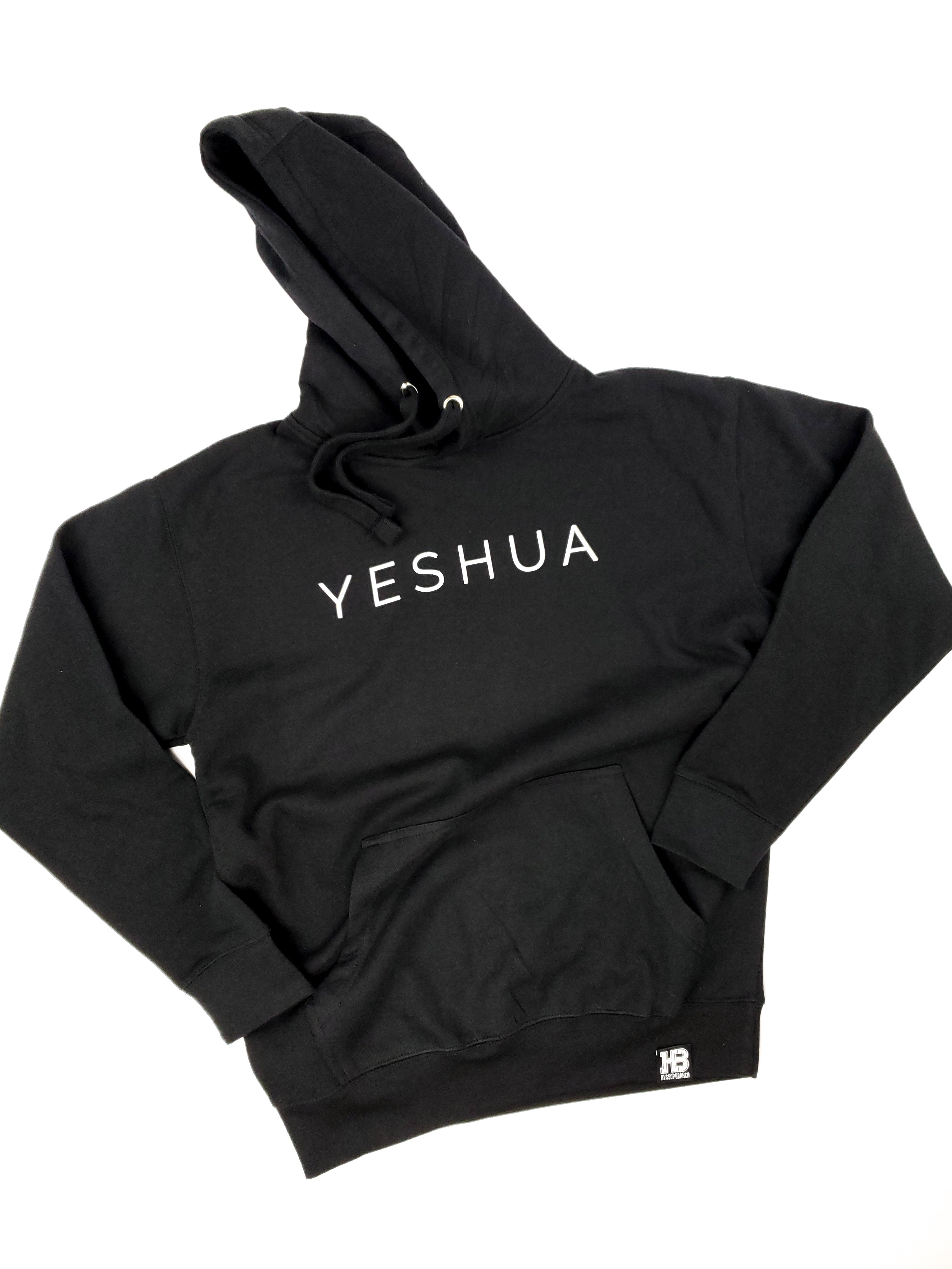 "YESHUA" Ultra Soft Black Hoodie